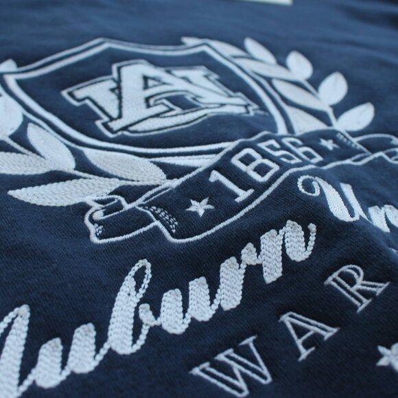 💙🐯NWT Auburn Tigers Big Aug Script Janice Oversized Pullover Sweatshirt - Picture 5 of 7